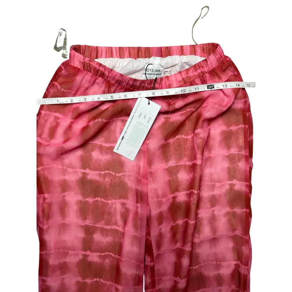 SNDYS. MK Molly King Pink Sheer Outfit Set Women's Size 2 - Picture 3 of 4